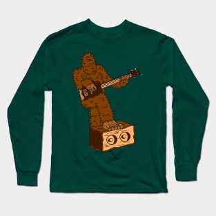 Sasquatch Slappin' da Bass Long Sleeve T-Shirt